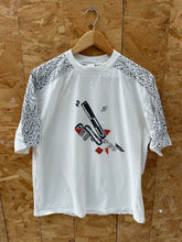 Vintage 90s Single Stitch White Graphic T-Shirt Size M